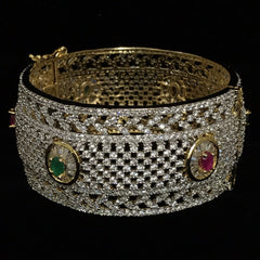 Ruby and Emerald Cuff