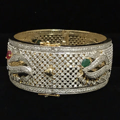 Elegant Gem Stone Cuff