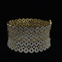 Bold Dual Tone Cuff
