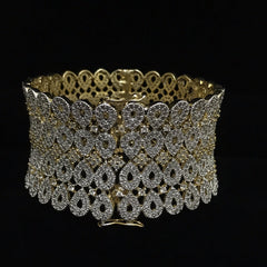 Bold Dual Tone Cuff