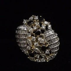 Gem Stone Baguette Ring