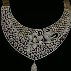 Marquise Ruby Necklace Set