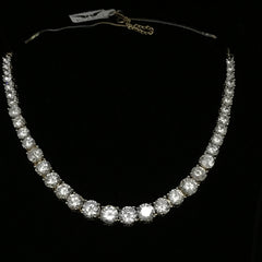 Gold Solitaire String Necklace Set