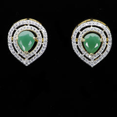 Pear Double Framed Pendant Set