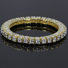 Three Sided Solitaire Bangle