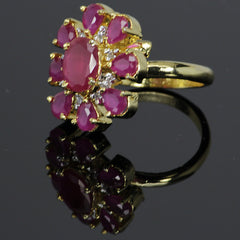 Flower Ruby Ring