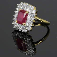 Starburst Zirconium Ring