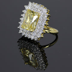 Starburst Zirconium Ring