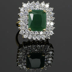 Starburst Zirconium Ring