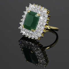 Starburst Zirconium Ring