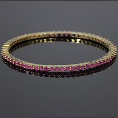 Fancy Ruby Runner Bangle
